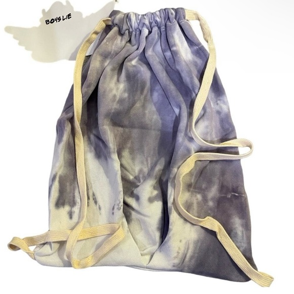 Boys Lie - Revolve - *Unreleased* Tie-Dye Cotton Drawstring Backpack - NWT - Picture 2 of 4